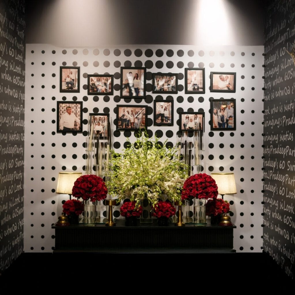 Bnw personalised photo wall