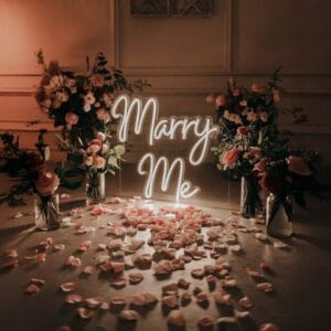 23.-Warm-neon-Marry-me-with-pastel-flowers