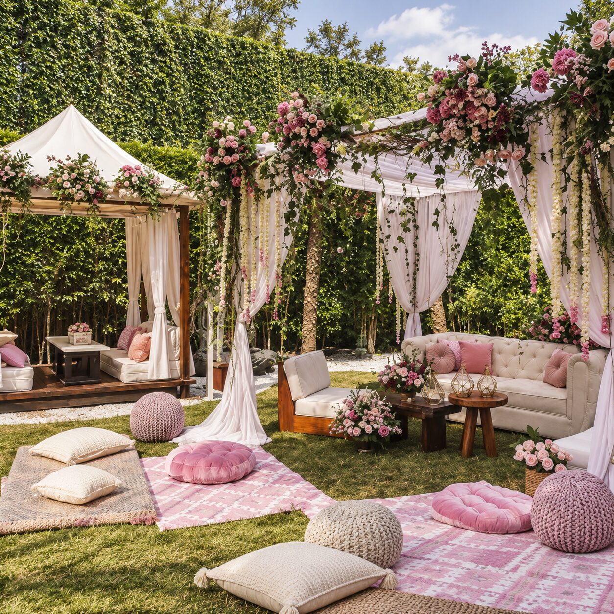 Shagun Lounge with flowers - Image 3