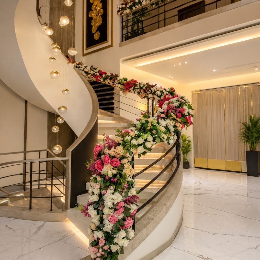 15ft grouped fresh Staircase Floral