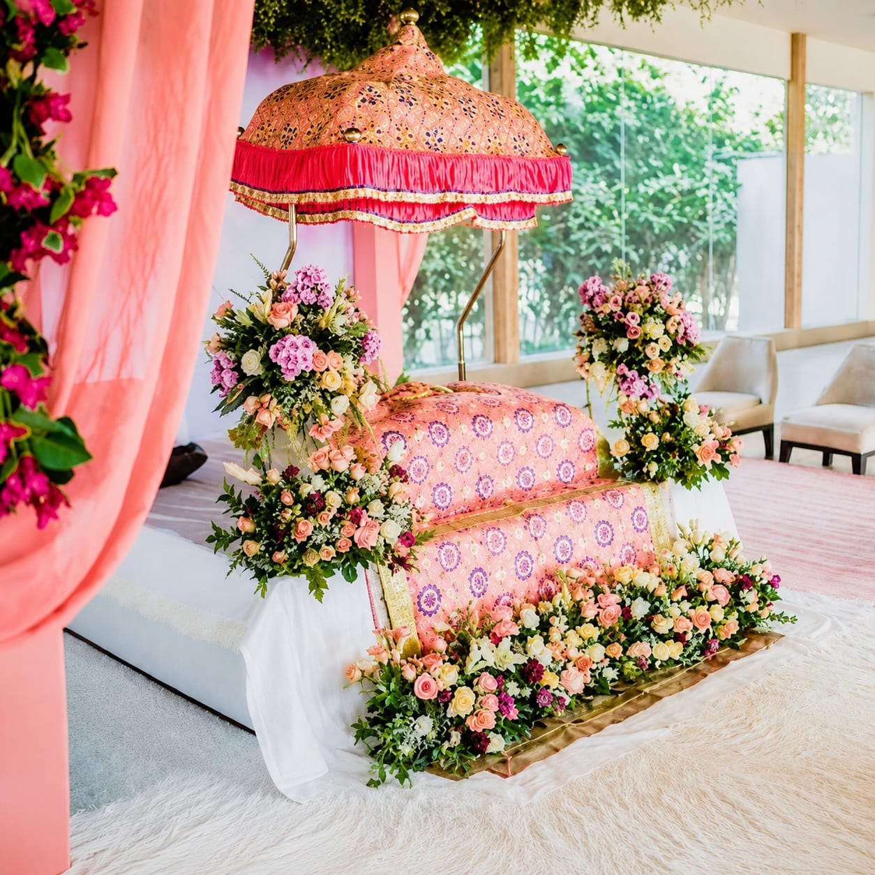 Pastel Paath Floral Stage