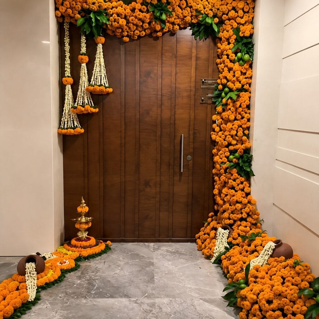 Marigold House Entrance Decor