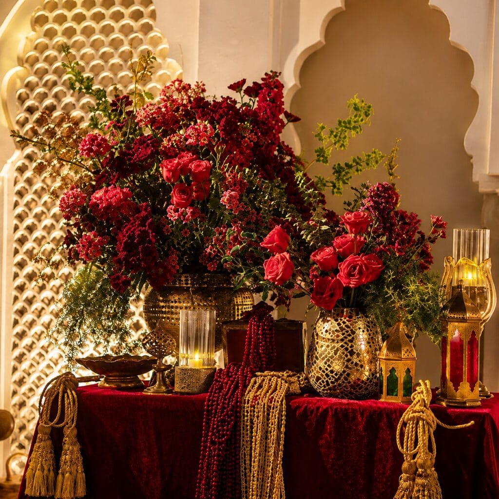 Royal Vibrant Lounge Console Décor
