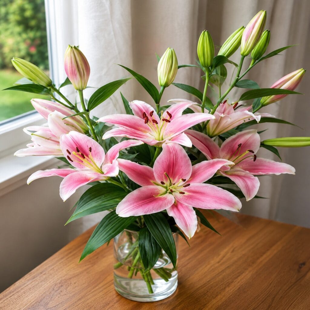 Fresh Lilly Floral Vase – Medium