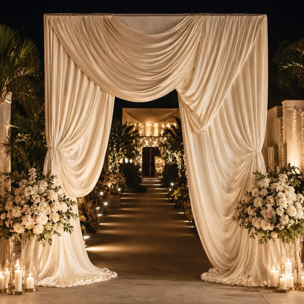 Well Draped Entrance -12x10ft, 10x10ft