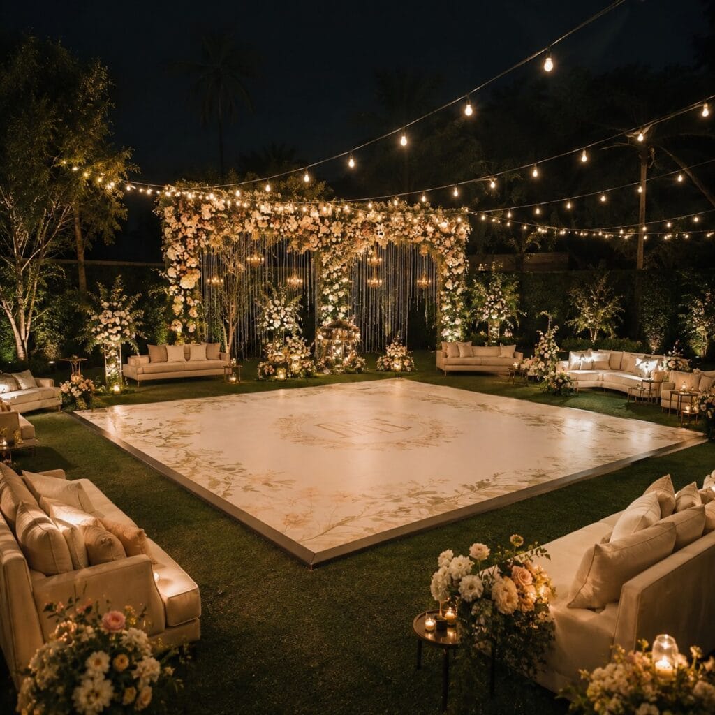 Dancefloor with Flex Print or Carpet