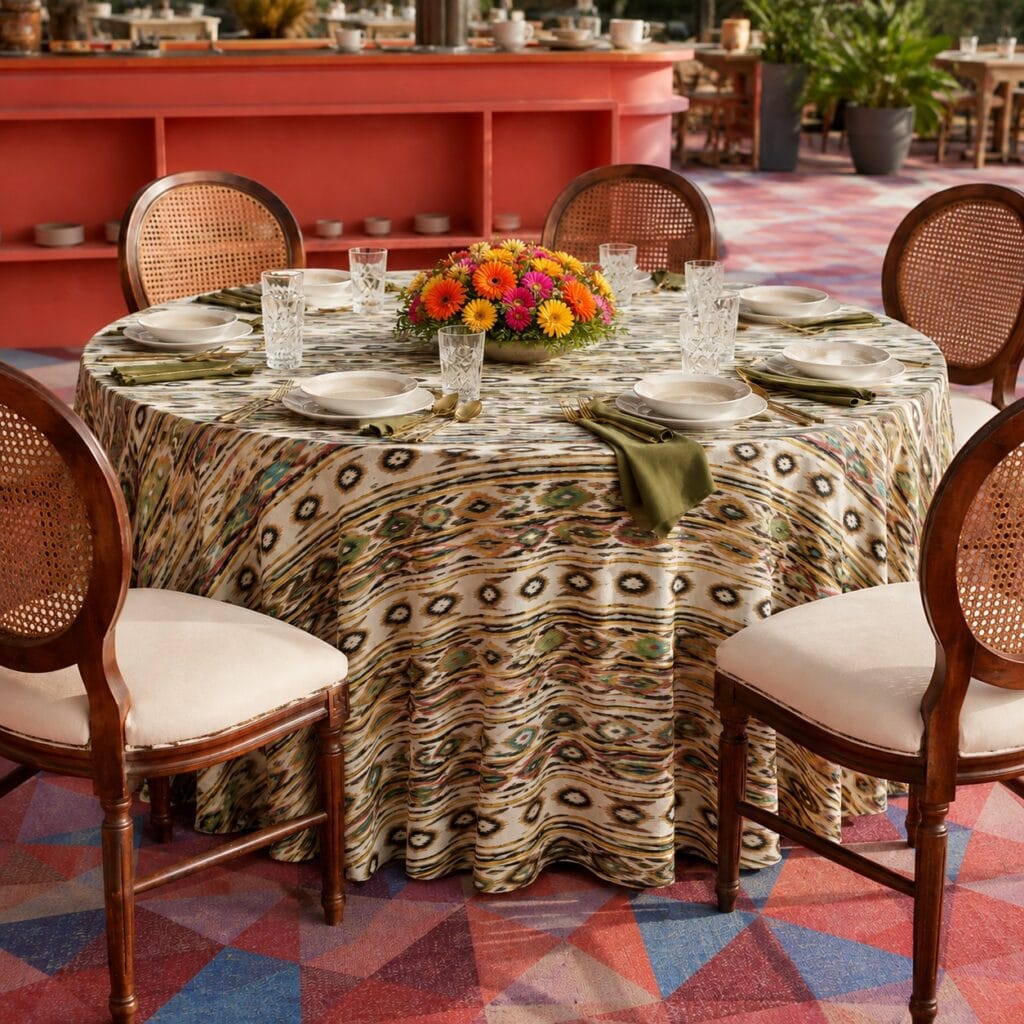Boho Pastel Table Cover