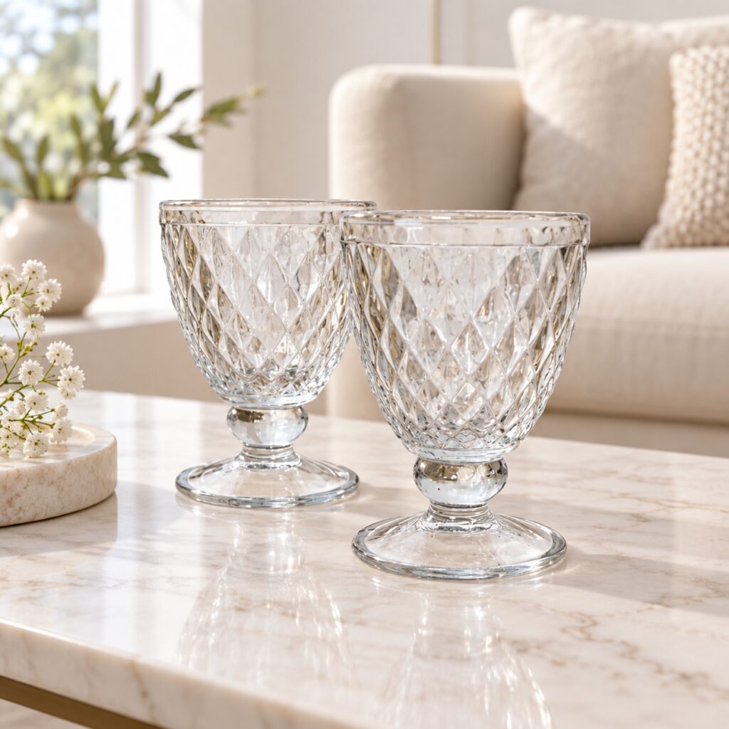 Clear Glass Pot Candle Holder